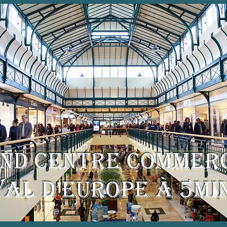 Appartement Avec Salle De Jeux Privee,10Min De Disney Transport En Commun 6 Couchages Шантелу Ан Бри Екстериор снимка